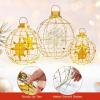 imageGoplus 3 PCS PreLit Lantern Balls HangingStanding Christmas Ornaments with 732 Bright LED Lights Zip Ties ampamp Ground Stakes Large Tree Globe Lights for Indoor ampamp Outdoor Holiday Party Decorations