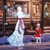 imageGoplus 5 FT Christmas Lighted Angel PreLit Winged Holiday Figure Angel with 120 Cold White LED Lights Harp ampamp Halo Zip Ties ampamp Ground Stakes Outdoor Christmas Decoration for Garden Lawn Yard5FT 120 LED Lights