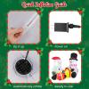 imageGoplus 5FT Christmas Inflatables LED Lighted Xmas Double Inflatable Snowmen Holding Gift Boxes Outdoor Indoor Cute Blow Up Christmas Decoration with Water Bags Ground Stakes for Party Yard Lawn