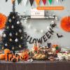 imageGoplus 6ft Black Pencil Christmas Tree Artificial Slim Halloween Tree w 520 Branch Tips ampamp Metal Stand Xmas Tree for Indoor Holiday DecorationsBlack