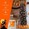 imageGoplus 6ft Black Pencil Christmas Tree Artificial Slim Halloween Tree w 520 Branch Tips ampamp Metal Stand Xmas Tree for Indoor Holiday DecorationsBlack