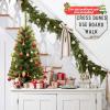 imageGoplus 6ft Black Pencil Christmas Tree Artificial Slim Halloween Tree w 520 Branch Tips ampamp Metal Stand Xmas Tree for Indoor Holiday DecorationsGreen