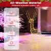 imageGoplus Christmas Lighted Reindeer 6 ft 3D Festive Buck with 300 Warm White LED Lights Large Size Xmas Reindeer with Stakes ampamp Zip Ties AllWeather Holiday Decoration for Indoor Outdoor
