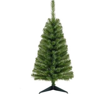 imageGoplus 6ft Black Pencil Christmas Tree Artificial Slim Halloween Tree w 520 Branch Tips ampamp Metal Stand Xmas Tree for Indoor Holiday DecorationsGreen