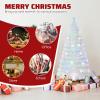 imageGoplus 4ft PreLit Fiber Optic Christmas Tree Artificial Lighted Xmas Tree with 18 WarmWhite ShapeAdjustable Star String Lights Top Star 130 Branch Tips Metal Stand Office Home DecorationWhite