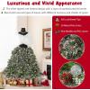 imageGoplus 5ft PreLit Dress Form Christmas Tree Artificial Hinged Xmas Tree with Female Mannequin Torso Shawl Necklace 465 Branch Tips 100 Warm White Globe LED Lights Home Office Holiday Decoration