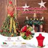 imageGoplus 5ft PreLit Dress Form Christmas Tree Artificial Xmas Tree with Female Mannequin Torso Scarf 248 Lush Branch Tips 100 Warm White LED Lights Metal Stand Home Office Holiday Decoration