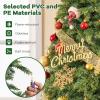 imageGoplus 6ft Artificial Christmas Tree Unlit Green Hinged Xmas Full Tree with 721 Lush Branch Tips PVC ampamp PE Leaves Mix Foldable Metal Stand for Seasonal Home Office Party Decoration75 FT