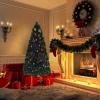 imageGoplus 7ft Prelit Fiber Optic Christmas Tree Artificial Snowy Xmas Tree with 76 Cool White LED Lights 8 Modes 270 PVC Leaves ampamp Pine Needles Pine Cones Red Berries Office Home Holiday DecorationMulticolored
