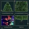 imageGoplus 7ft Prelit Fiber Optic Christmas Tree Artificial Snowy Xmas Tree with 76 Cool White LED Lights 8 Modes 270 PVC Leaves ampamp Pine Needles Pine Cones Red Berries Office Home Holiday DecorationMulticolored
