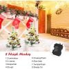 imageGoplus Set of 2 29quot Outdoor Pathway Christmas Trees Battery Operated PreLit Snow Flocked Xmas Trees with 30 Warm White LED Lights 8 Light Modes Pine Trees for Porch Driveway Yard Garden Decor