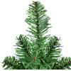 imageGoplus 3ft Tabletop Mini Christmas Tree Artificial Small Christmas Tree with 96 PVC Branch Tips Cloth Bag Base Green Spruce Xmas Tree for Home Office Decoration No Assembly Required3ft