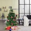 imageGoplus 3ft Tabletop Mini Christmas Tree Artificial Small Christmas Tree with 96 PVC Branch Tips Cloth Bag Base Green Spruce Xmas Tree for Home Office Decoration No Assembly Required3ft
