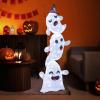 imageGoplus 4 Ft Halloween Decorations Outdoor Stacked Ghosts FreeStanding Cute Yard Decorations with 120 Builtin LED Lights Halloween Light up Spooky Ghosts for Lawn Garden Front Porch Party