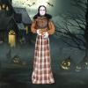 imageGoplus 5 FT Halloween Animatronic Talking Zombie Maid in Lantern Holiday Animated Decoration with Movable Head and Arms Red Light Up Eyes ampamp Sounds Halloween Prop for Indoor Outdoor Lawn Yard Patio58 FT Scary WomanWitch