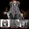 imageGoplus 5 FT Halloween Animatronic Talking Zombie Maid in Lantern Holiday Animated Decoration with Movable Head and Arms Red Light Up Eyes ampamp Sounds Halloween Prop for Indoor Outdoor Lawn Yard Patio64 FT Standing Grim Reaper