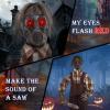 imageGoplus 5 FT Halloween Animatronic Talking Zombie Maid in Lantern Holiday Animated Decoration with Movable Head and Arms Red Light Up Eyes ampamp Sounds Halloween Prop for Indoor Outdoor Lawn Yard Patio57 FT Scary Chainsaw Man