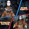 imageGoplus 5 FT Halloween Animatronic Talking Zombie Maid in Lantern Holiday Animated Decoration with Movable Head and Arms Red Light Up Eyes ampamp Sounds Halloween Prop for Indoor Outdoor Lawn Yard Patio58 FT Scary WomanWitch