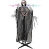 imageGoplus 5 FT Halloween Animatronic Talking Zombie Maid in Lantern Holiday Animated Decoration with Movable Head and Arms Red Light Up Eyes ampamp Sounds Halloween Prop for Indoor Outdoor Lawn Yard Patio64 FT Standing Grim Reaper