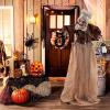 imageGoplus 5 FT Halloween Animatronic Talking Zombie Maid in Lantern Holiday Animated Decoration with Movable Head and Arms Red Light Up Eyes ampamp Sounds Halloween Prop for Indoor Outdoor Lawn Yard Patio5 FT Talking Zombie Maid