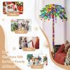 imageGoplus 6 FT PreLit Palm Tree Christmas Tree Artificial Lighted Palm Tree with 210 MultiColor LED Lights Metal Base Nonflammable 100 New PVC Tropical Xmas Tree for Home Office Holiday DecorMulticolor