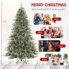 imageGoplus 75ft PreLit Artificial Christmas Tree Hinged Xmas Tree with 360 Quick Power Connector 530 Multicolor ampamp Warm White LED Lights 9 Modes 1086 Pine Needles ampamp PVC Tips Home Office Decoration