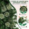 imageGoplus 7ft PreLit HalfShape Christmas Tree Artificial Xmas Tree W 403 Branch Tips 150 Warm White Lights Folding Metal Stand PVC ampamp Pine Needles for Indoor Office Home Party Holiday Decor