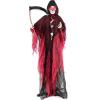 imageGoplus 8 Ft Halloween Animatronics Sound ampamp Touch Activated Grim Reaper with Sickle Glowing LED Eyes ampamp Scary Voices Standing Halloween Decoration Move Prop for Yard Garden Party Haunted House
