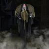 imageGoplus 82 FT Halloween Standing Witch Poseable Halloween Animatronic Prop with Light up Eyes Sounds ampamp Movements LifeSize Animated Winged Witch for Haunted House Garden Yard Sound Activated