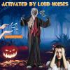 imageGoplus 82 Ft Halloween Animatronics SoundActivated Werewolf with Lightup Eyes ampamp Scary Sounds Giant Animated Outdoor Halloween Decoration Freestanding Werewolf Prop with Motion for Yard Garden