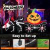 imageGoplus 9 FT Halloween Inflatable Outdoor Decoration Blow up Grim Reaper Driving Pumpkin Carriage with Skeleton Dragon ampamp Skull Wheels Builtin LED Lights Holiday Decorations for Garden Yard ampamp Lawn