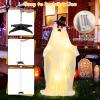 imageGoplus Halloween Light Up Family Ghosts 4 PCS LED Glowing Halloween Ghosts Lifesize Standing Family Ghosts for Yard Garden Lawn Festival Holiday Party