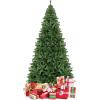 imageGoplus White Artificial Christmas Tree 6ft Premium Unlit Hinged Spruce Full Tree with 1000 Branch Tips and Metal Stand Easy Assembly for Indoor and Outdoor UseGreen