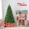 imageGoplus White Artificial Christmas Tree 6ft Premium Unlit Hinged Spruce Full Tree with 1000 Branch Tips and Metal Stand Easy Assembly for Indoor and Outdoor UseGreen