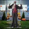 imageGoplus 82 Ft Halloween Animatronics SoundActivated Werewolf with Lightup Eyes ampamp Scary Sounds Giant Animated Outdoor Halloween Decoration Freestanding Werewolf Prop with Motion for Yard Garden