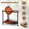 imageGoplus Globe Bar 345 Globe Bar Liquor Cabinet with Wheels Bottom Shelf Old World Map 16th Century Italian Replica Bar Globe Retro Wine Stand Globe Bar Cart for Dining Room Living Room Home