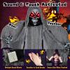 imageGoplus Hanging Halloween Decoration 121 Ft Skeleton Ghost with Flickering Red Eyes Scary Sounds Adjustable Arms IndoorOutdoor Grim Reaper Prop Halloween Flying Ghost for Party Yard Lawn121 Ft Hanging Skeleton Ghost