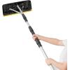 imageGoplus Snow Roof Rake 21 FT Extendable Aluminum Snow Rake wTwistNLock and Soft Covered ScratchProof Blade 3 lbs Lightweight Robust Roof Rake for Snow Removal Solar Panels Leaves ampamp CarBlackSilverYellow