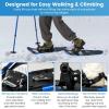 imageGoplus Snow Shoes for Men Women Youth Kids Light Weight Aluminum Terrain Snowshoes with AntiShock Trekking Poles and Carrying Tote Bag Snow Mud Baskets Included 2125 30 Inches