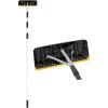 imageGoplus Snow Roof Rake 21 FT Extendable Aluminum Snow Rake wTwistNLock and Soft Covered ScratchProof Blade 3 lbs Lightweight Robust Roof Rake for Snow Removal Solar Panels Leaves ampamp CarBlackSilverYellow