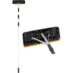imageGoplus Snow Roof Rake 21 FT Extendable Aluminum Snow Rake wTwistNLock and Soft Covered ScratchProof Blade 3 lbs Lightweight Robust Roof Rake for Snow Removal Solar Panels Leaves ampamp CarBlackSilverYellow