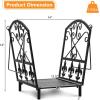 imageGoplus 14 Small Firewood Rack Indoor Outdoor Decorative Firewood Storage Carrier Log Rack with Handles Elegant Patterns ampamp Raised Legs Heavy Duty Firewood Holder for Fireplace Fire Pit