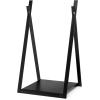 imageGoplus 16 Triangle Firewood Rack Outdoor Small Decorative Firewood Holder with Raised Base Firewood Storage Carrier Log Rack for Indoor Fireplace Fire Pit Wood Stove