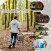 imageGoplus 19 Folding Firewood Rack Outdoor Portable Fireplace Log Rack wConvenient Handle HeavyDuty Steel Frame Indoor Compact Firewood Storage Holder Perfect for Fireplace Firepit Black