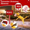 imageGoplus 35 FT Lighted Dachshund Climbing Mailbox PreLit Christmas Holiday Decoration with 120 Warm White LED Lights Christmas Mailbox with Wiener Dog for Indoor Party Outdoor Yard Lawn ampamp Garden