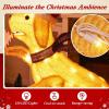 imageGoplus 35 FT Lighted Dachshund Climbing Mailbox PreLit Christmas Holiday Decoration with 120 Warm White LED Lights Christmas Mailbox with Wiener Dog for Indoor Party Outdoor Yard Lawn ampamp Garden