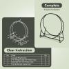 imageGoplus 40Inch Tubular Steel Log Hoop Firewood Storage Rack Holder Round Display325 inch
