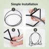 imageGoplus 40Inch Tubular Steel Log Hoop Firewood Storage Rack Holder Round Display325 inch