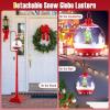 imageGoplus 59 Inch Musical Christmas Street Lamp Festive Lamp Post wSoundActivated Snow Globe Lantern Christmas Tree Santa Soldier ampamp Gift Boxes Snow Falling Lamp for Home Porch68 Musical Christmas Street Lamp