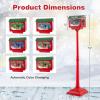 imageGoplus 59 Inch Musical Christmas Street Lamp Festive Lamp Post wSoundActivated Snow Globe Lantern Christmas Tree Santa Soldier ampamp Gift Boxes Snow Falling Lamp for Home Porch59 Musical Christmas Street Lamp